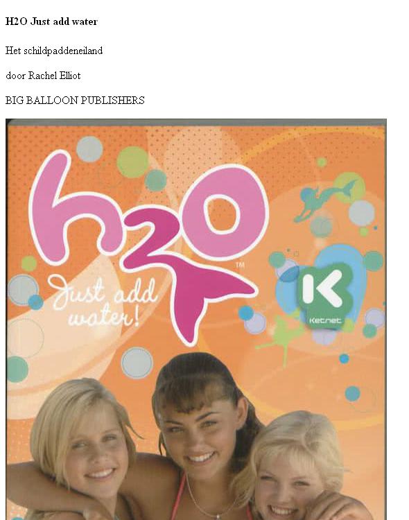 Elliot, Rachel - H2O boek 2 Het schildpaddeneiland