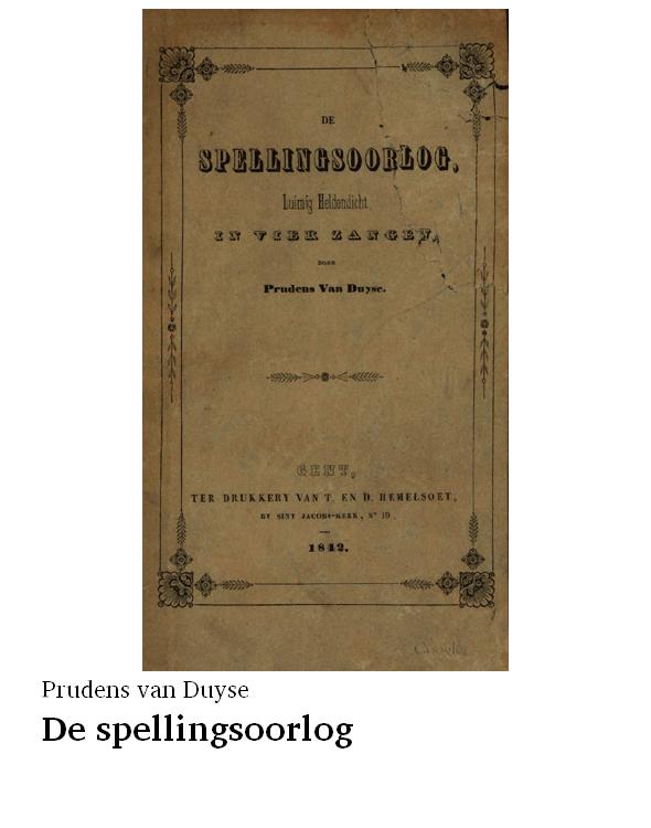 De spellingsoorlog