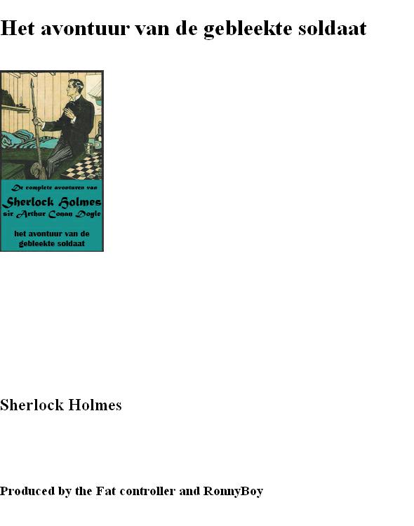 Sherlock Holmes 50 - Het Avontuur Van De Gebleekte Soldaat