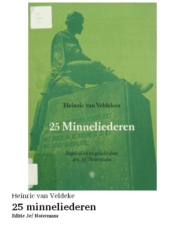 25 minneliederen