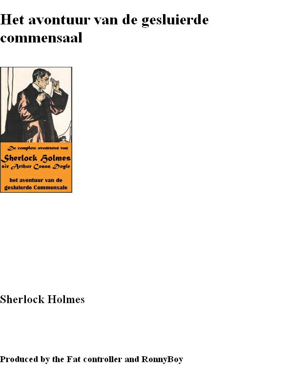 Sherlock Holmes 58 - Het Avontuur Van De Gesluierde Commensaal