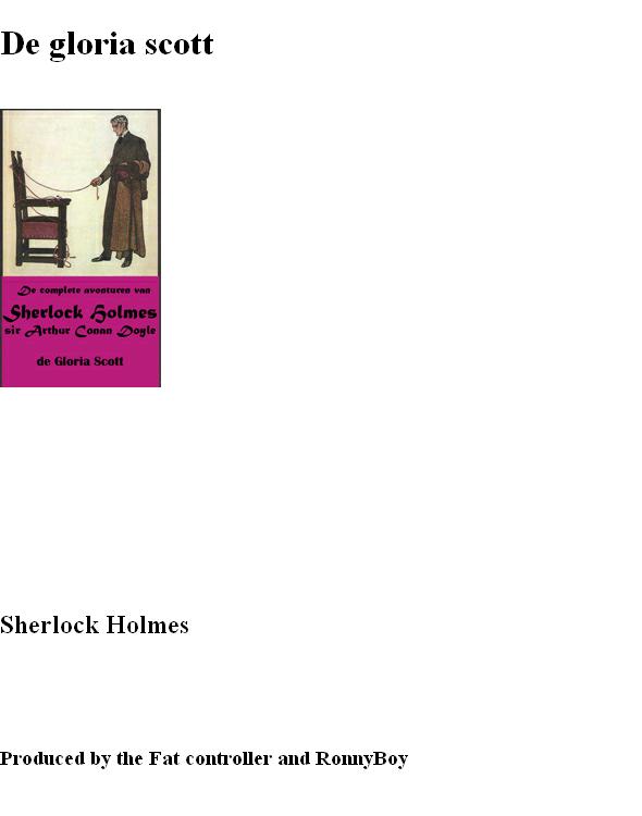 Sherlock Holmes 18 - De Gloria Scott