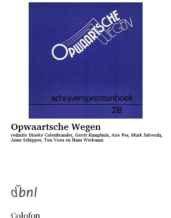 Opwaartsche Wegen