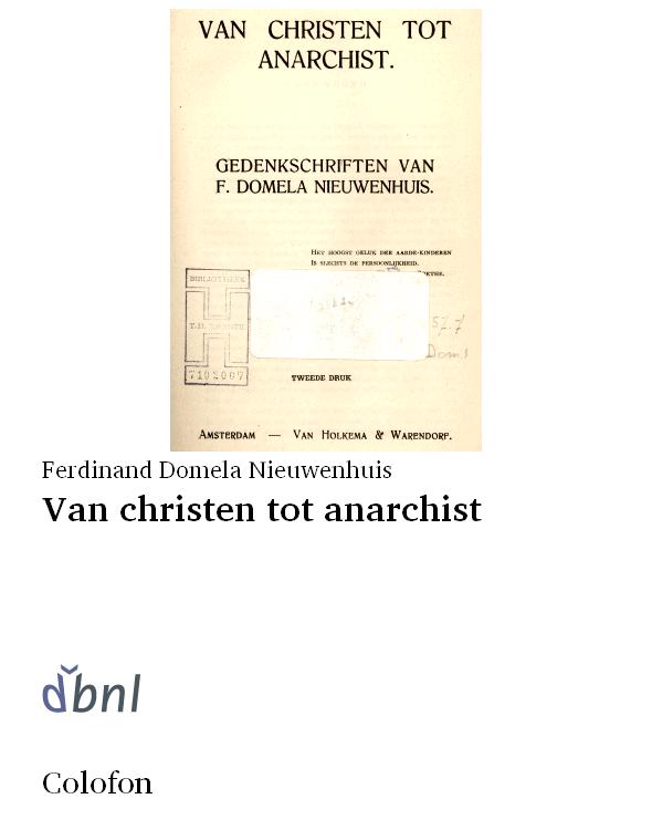 Van christen tot anarchist