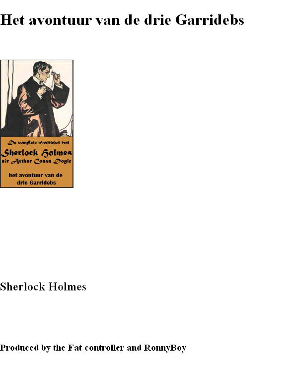 Sherlock Holmes 54 - Het Avontuur Van De Drie Garridebs