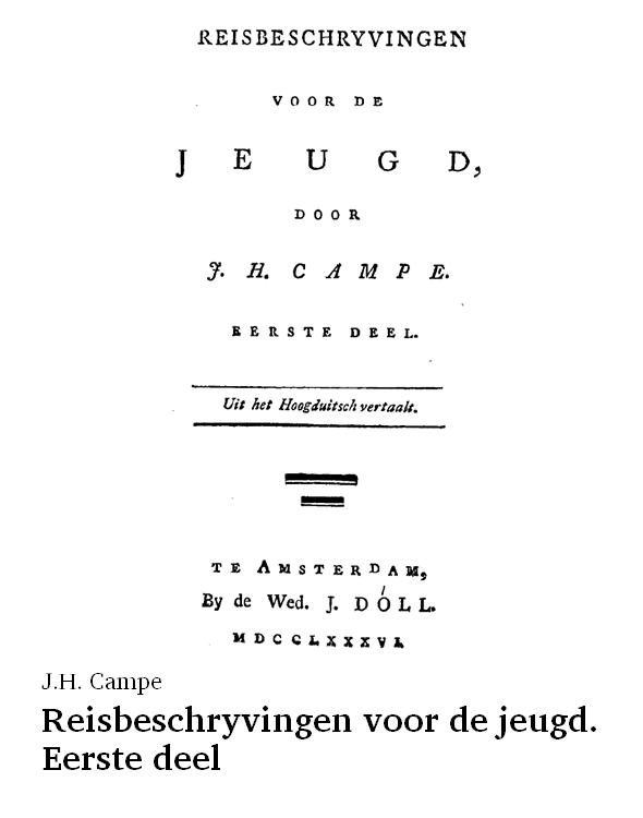 Reisbeschryvingen voor de jeugd. Eerste deel