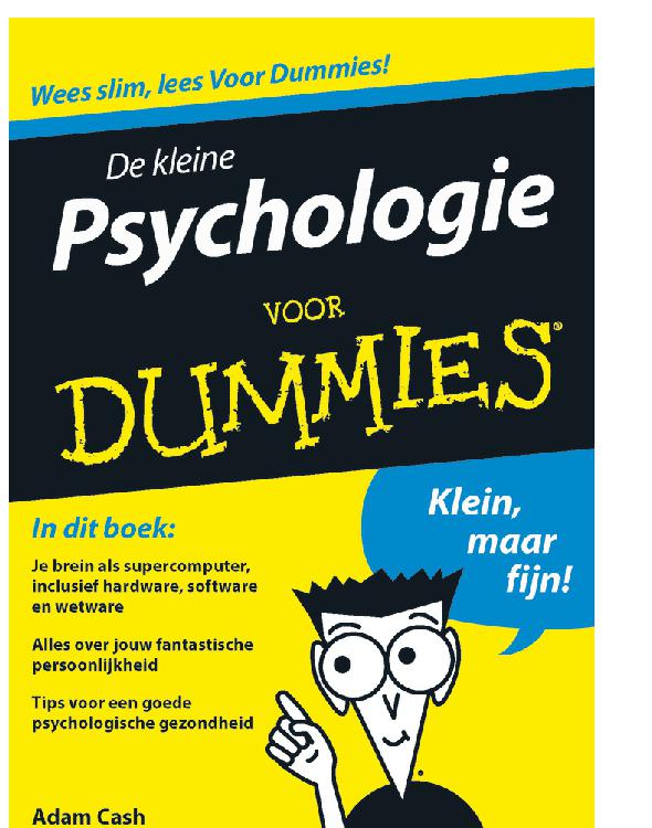 De kleine Psychologie voor Dummies
