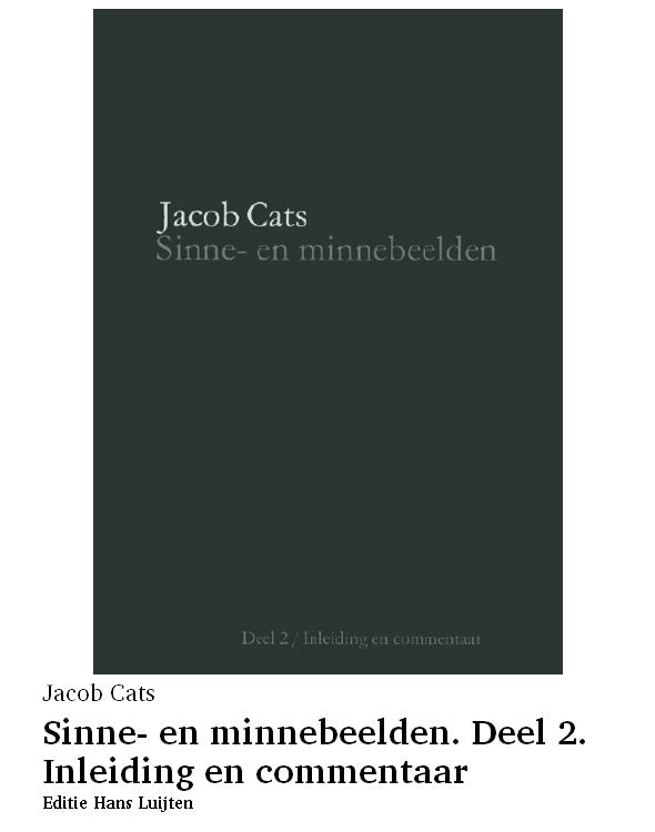 Sinne- en minnebeelden. Deel 2. Inleiding en commentaar