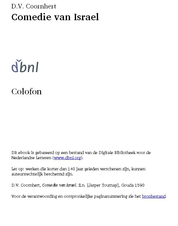 Comedie van Israel