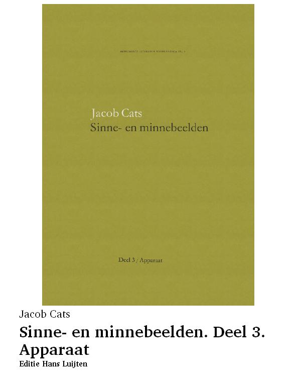 Sinne- en minnebeelden. Deel 3. Apparaat