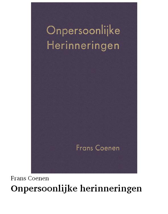 Onpersoonlijke herinneringen