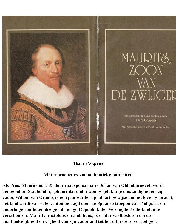 Maurits,zoon van de zwijger