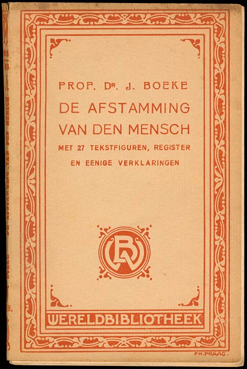 De afstamming van den mensch / Naar voordrachten in populair-wetenschappelijken vorm bewerkt