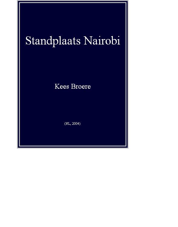 Standplaats Nairobi (NL, 2004)
