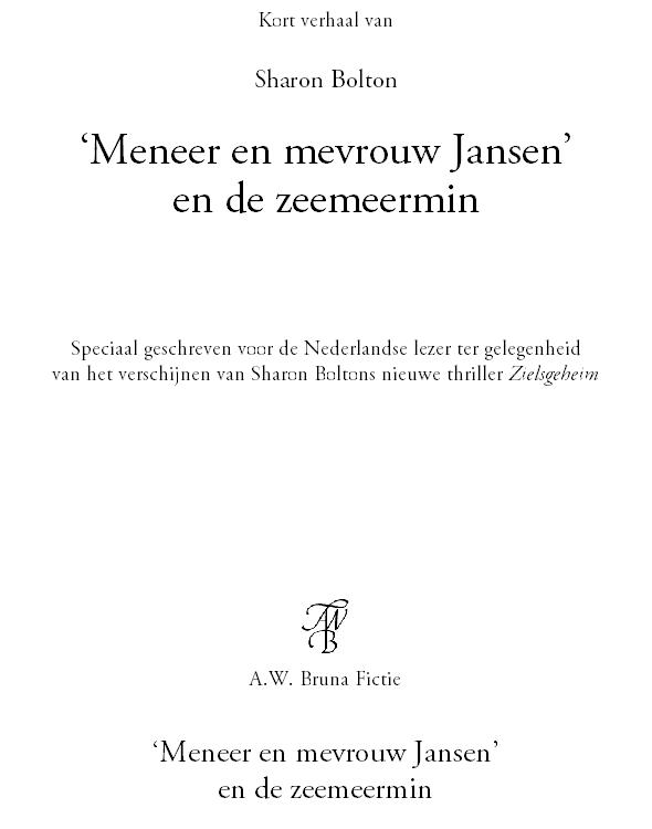 Meneer en mevrouw Jansen en de zeemeermin