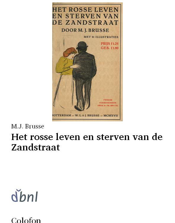 Het rosse leven en sterven van de Zandstraat