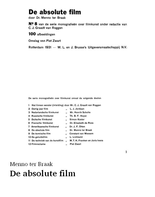De absolute film