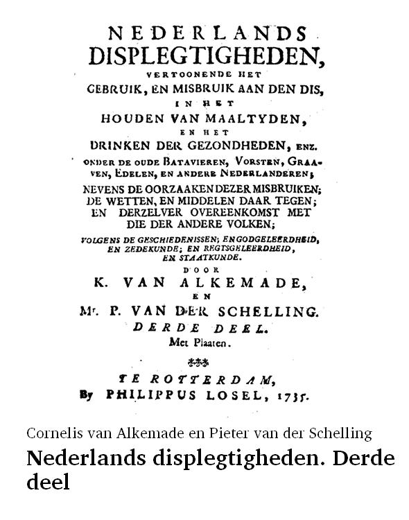 Nederlands displegtigheden. Derde deel