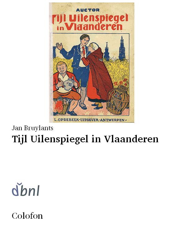 Tijl Uilenspiegel in Vlaanderen