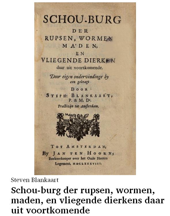 Schou-burg der rupsen, wormen, maden, en vliegende dierkens daar uit voortkomende