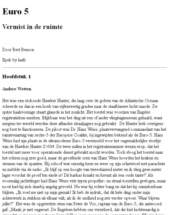 5] 16 Vermist in de Ruimte
