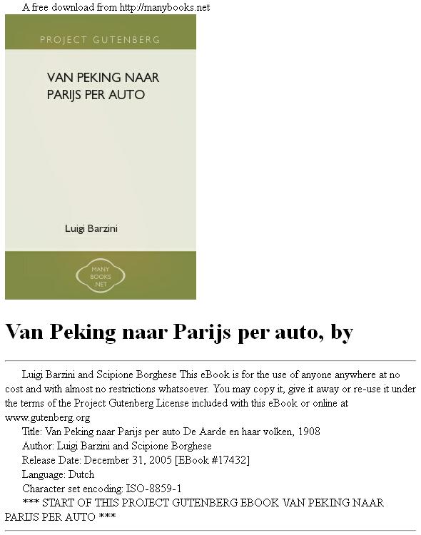Van Peking naar Parijs per auto