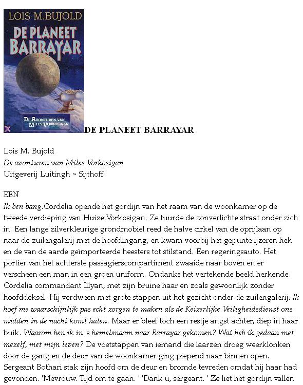 De planeet Barrayar