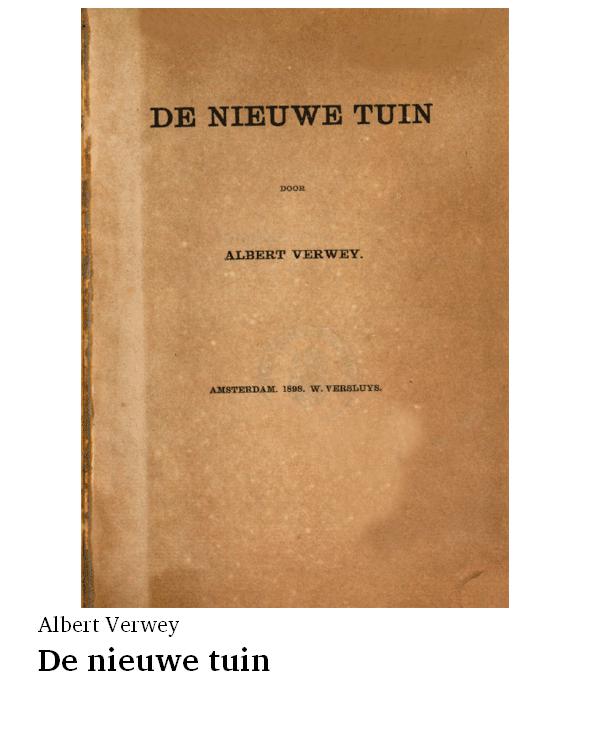 De nieuwe tuin