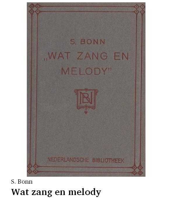 Wat zang en melody