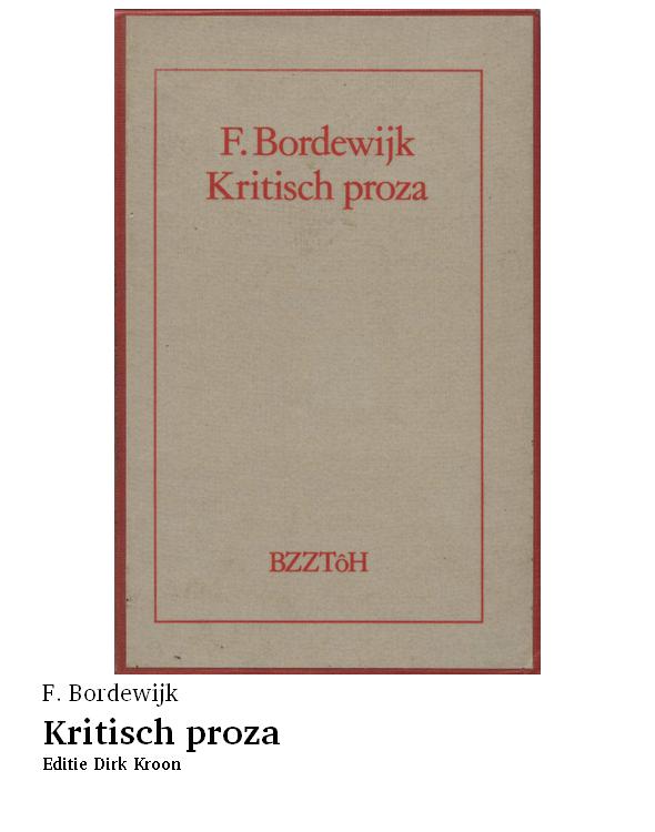 Kritisch proza