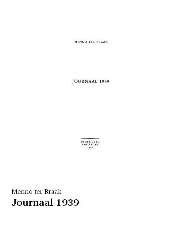 Journaal 1939