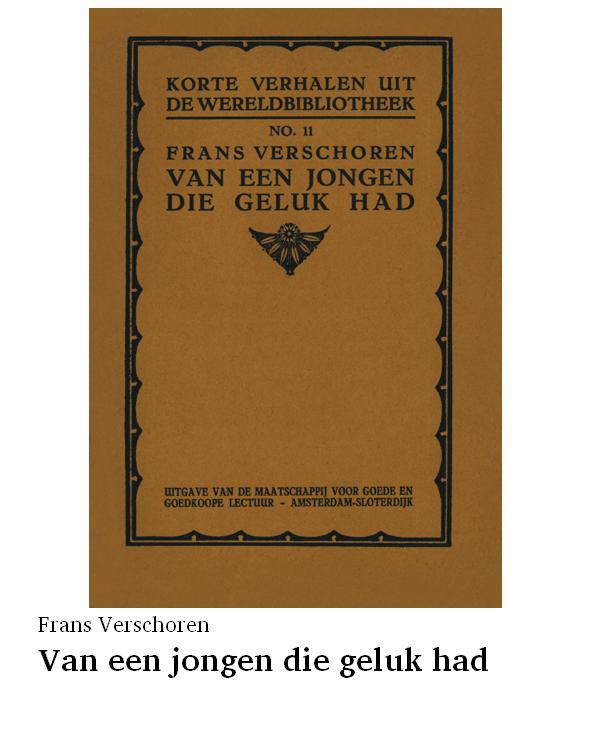 Van een jongen die geluk had