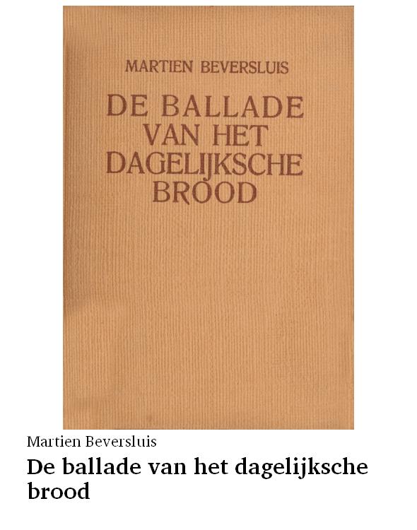 De ballade van het dagelijksche brood