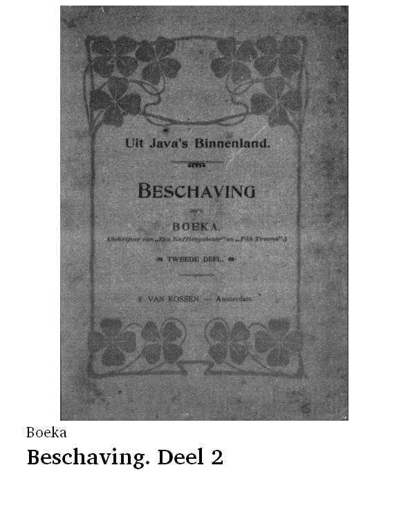 Beschaving. Deel 2