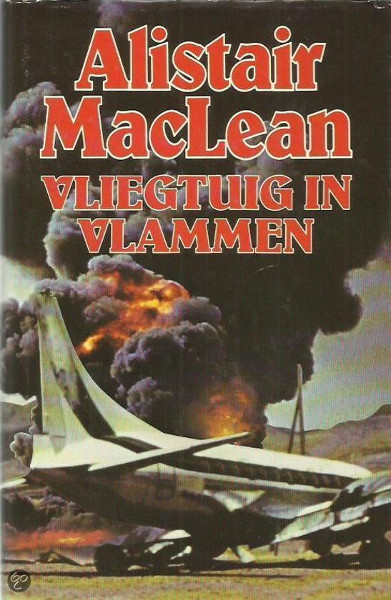 Vliegtuig in vlammen