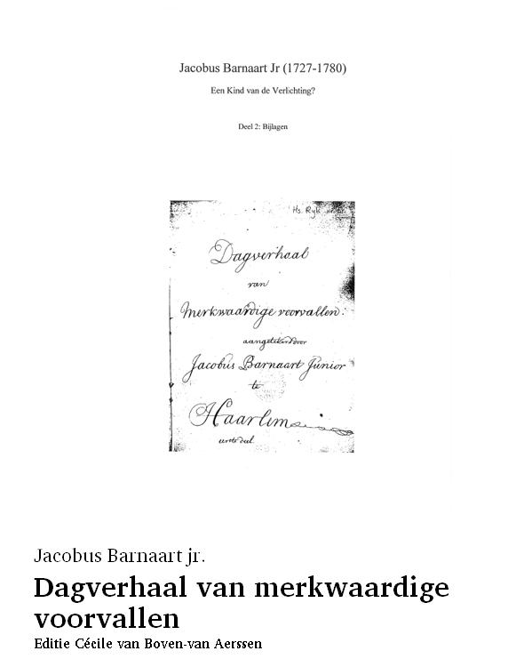 Dagverhaal van merkwaardige voorvallen