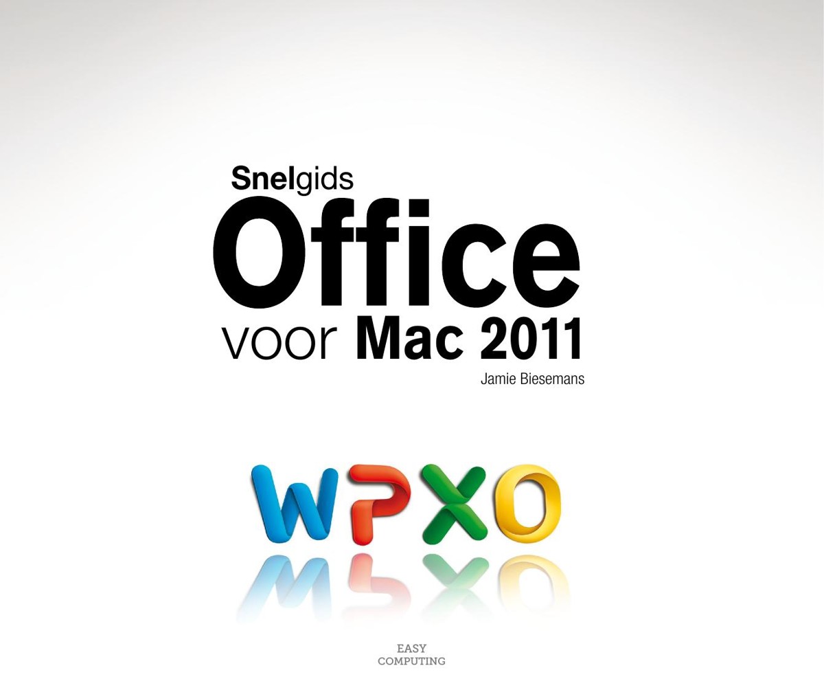 Snelgids office voor mac 2011