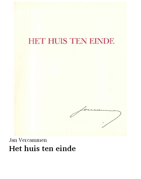 Het huis ten einde