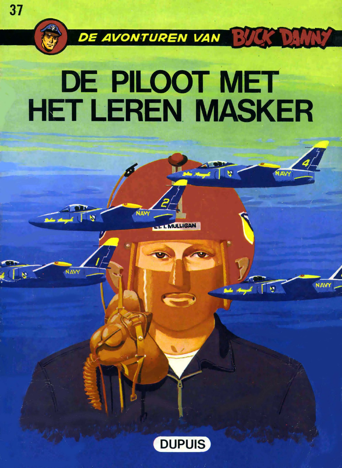 De Piloot Met Het Leren Masker