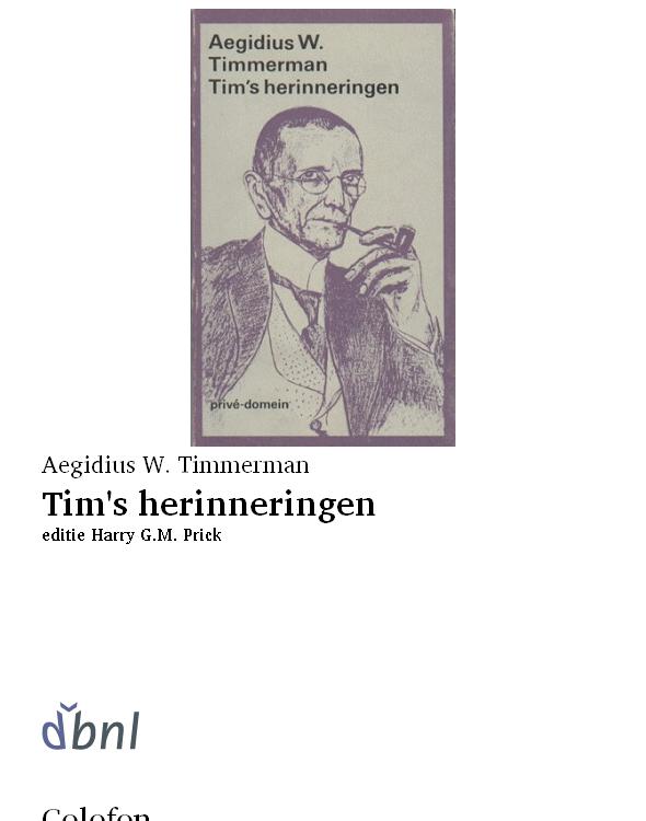 Tim's herinneringen