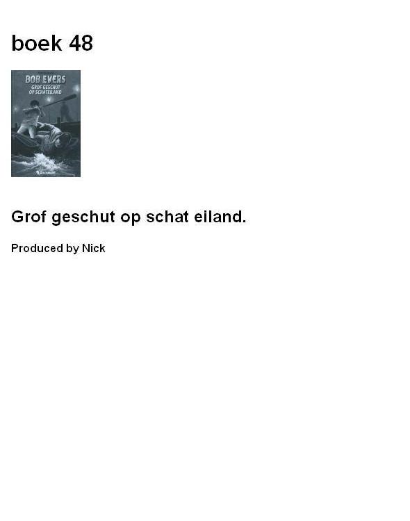 Grof geschut op schateiland