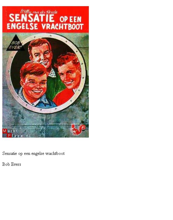 Sensatie op een engelse vrachtboot