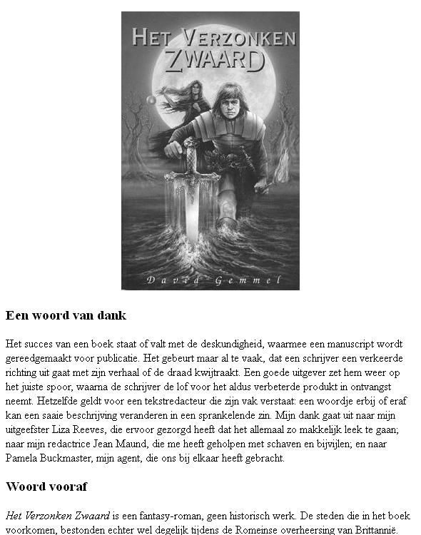 Het Verzonken Zwaard