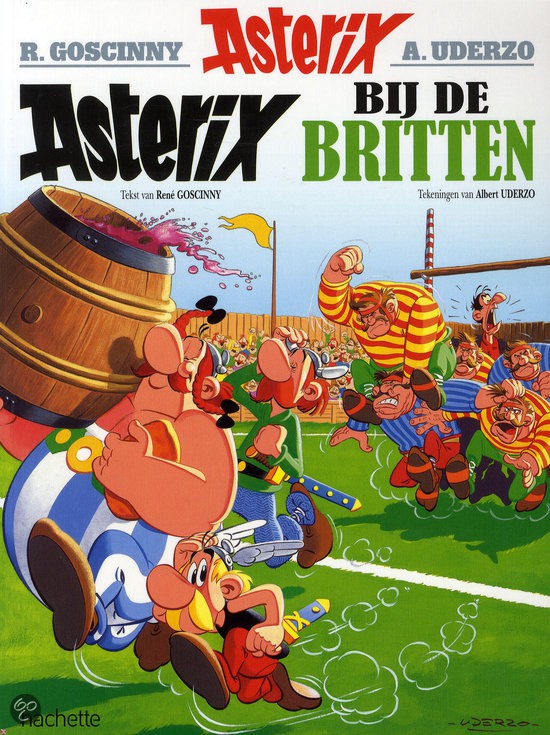 Asterix 08. Bij de Britten