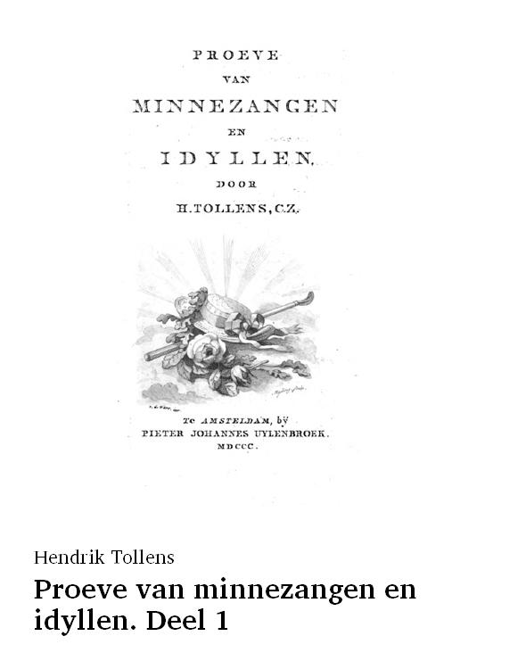 Proeve van minnezangen en idyllen. Deel 1