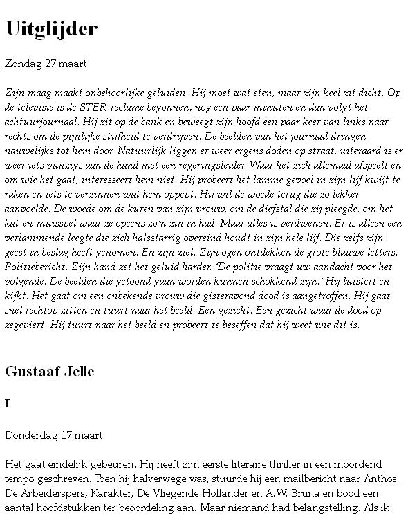 Uitglijder