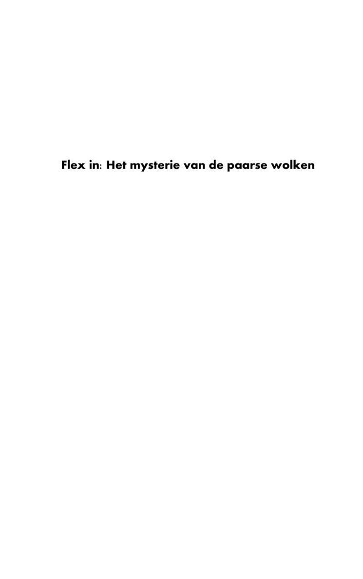 flex in het mysterie van de paarse wolken