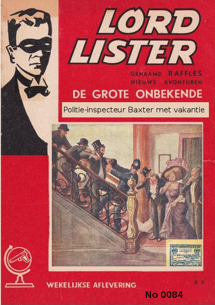 0084 Politie inspecteur baxter met vakantie
