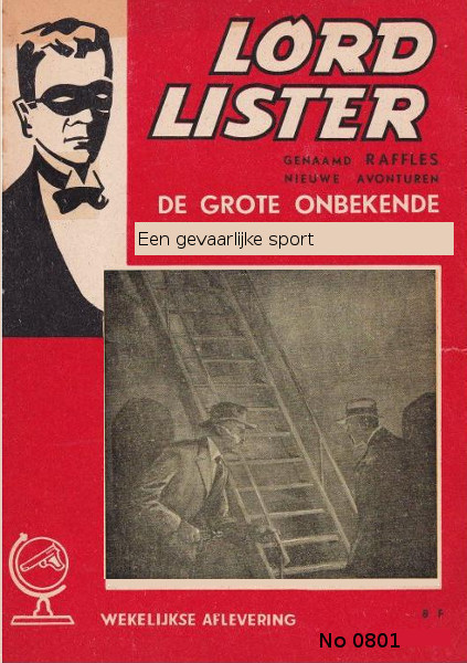 0801 Een gevaarlijke sport