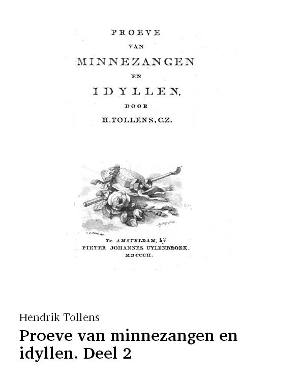 Proeve van minnezangen en idyllen. Deel 2